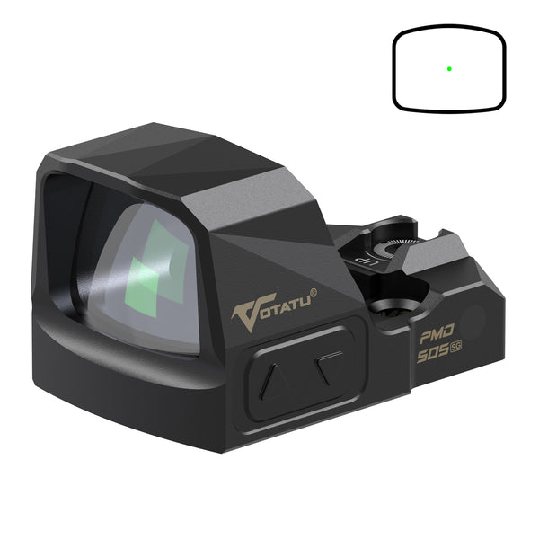 Votatu PDM505-SG 3MOA Micro Single Dot Sight Compatible with RMS/RMSc Slide Cout